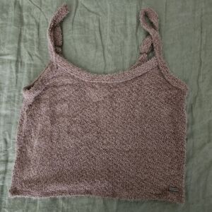 Hollister Soft Brown Knit Top